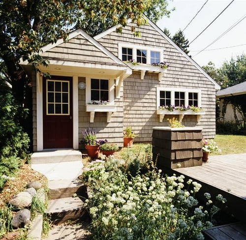 Cute cottage with curb appeal and interesting details