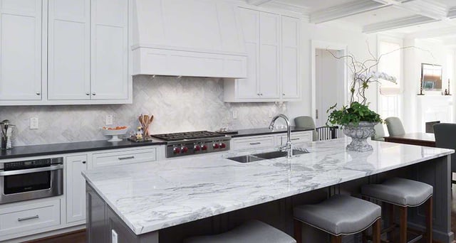 Kitchen Countertops, What Backsplash Goes Well With Marble Countertops