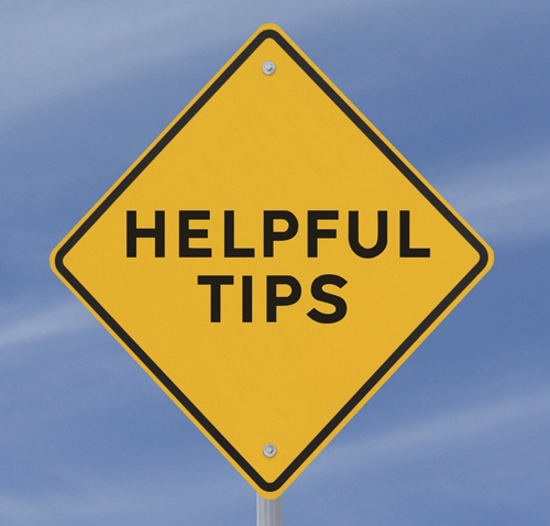 helpful tips sign