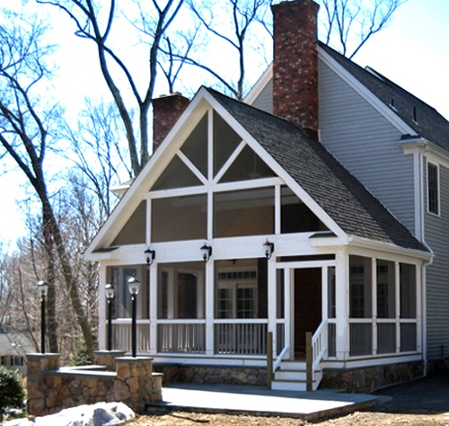 Ridgefield CT Screened Porch Addition