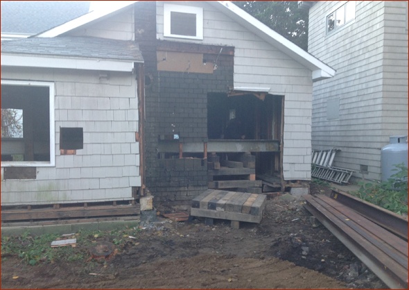 side view shows I beam