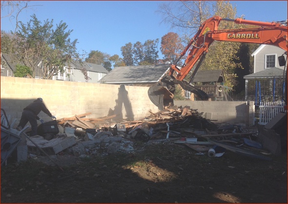 garage is demoed