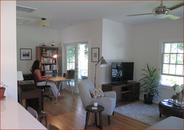 livingroom and den