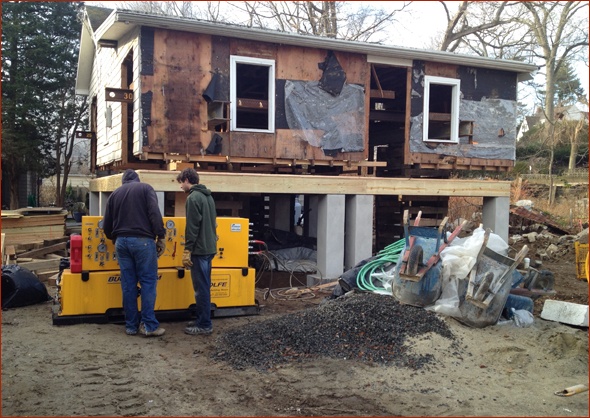 cottage is lowered