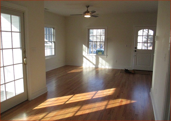 hardwood floors after finishing