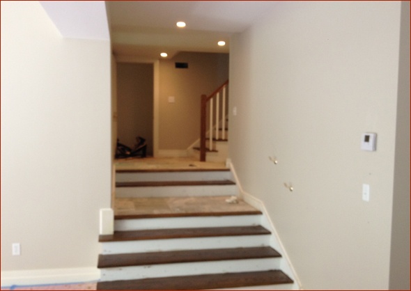 Steps to the basement