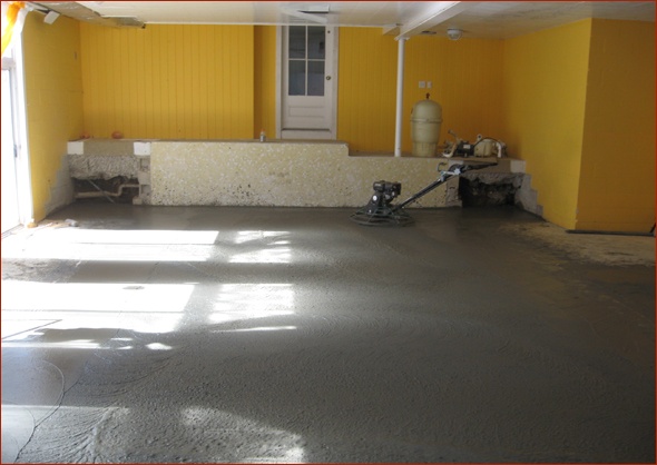 Now the pool is completely filled in at this New Canaan Ct. home being renovated by Clark Construction.