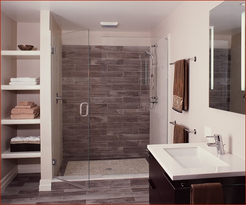 Contemporary bath design in New Canaan  Connecticut
