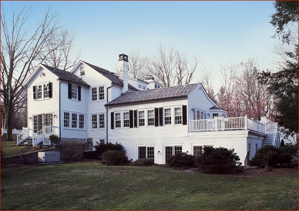 Additions, deck and other improvements on this historical New Canaan CT home.