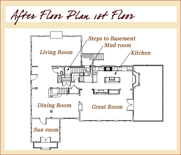 Floor plan, first floor