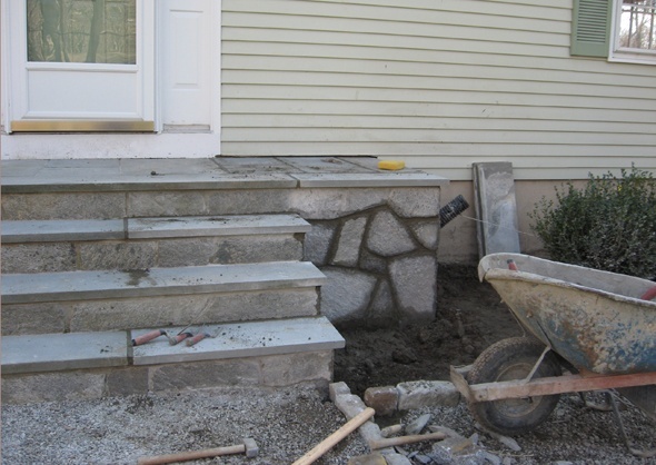 stoop has been extended