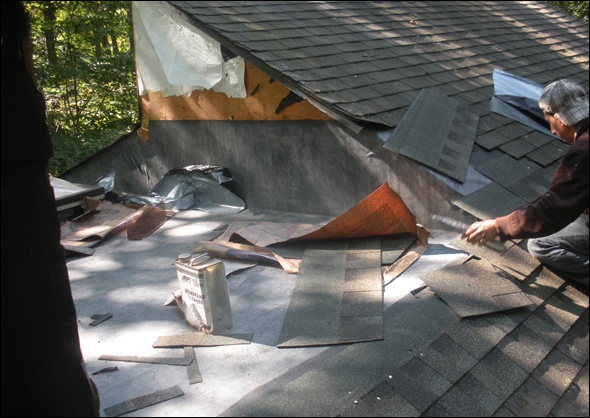 A new roof keeps the home dry and extends its life