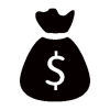 budget icon black