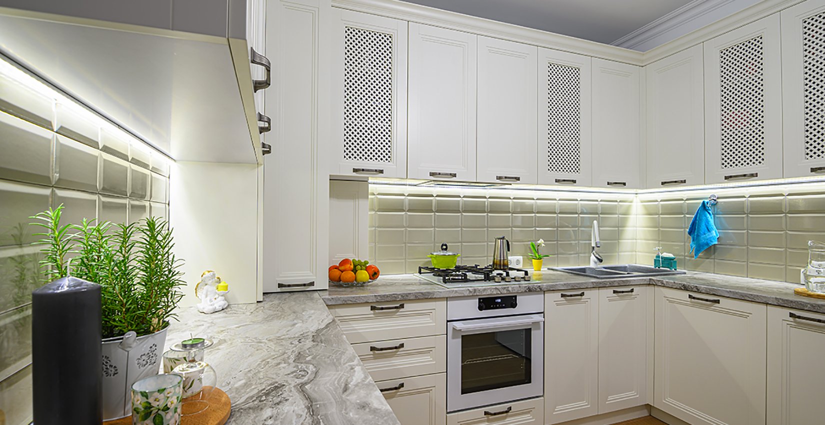 Adding task lighting in the Kitchen is an excellent choice in home renovation.