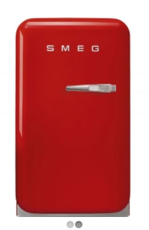 smeg minfrig red