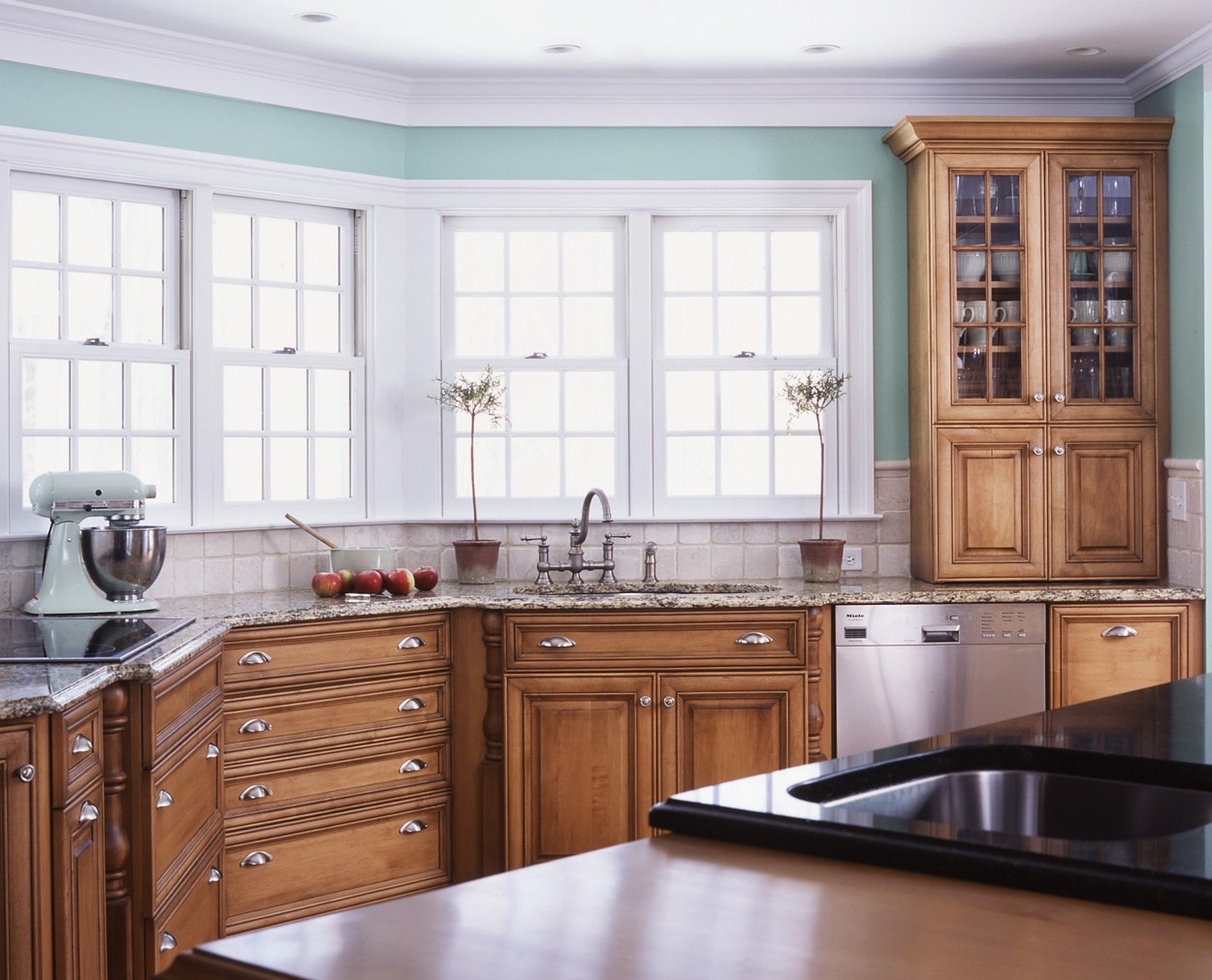 Kitchen addition with lots of natural light.