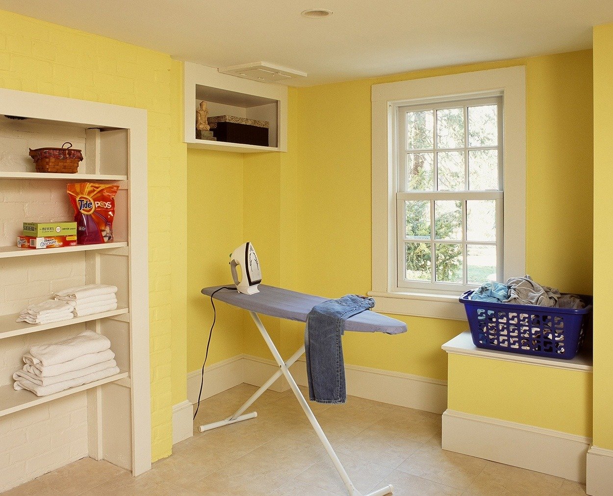 Exercise room or play area are options for this multiuse space in this New Canaan home.